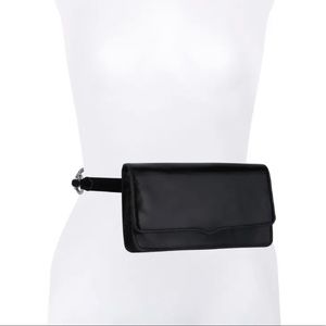 REBECCA MINKOFF
Leather Belt Bag In Black(used)